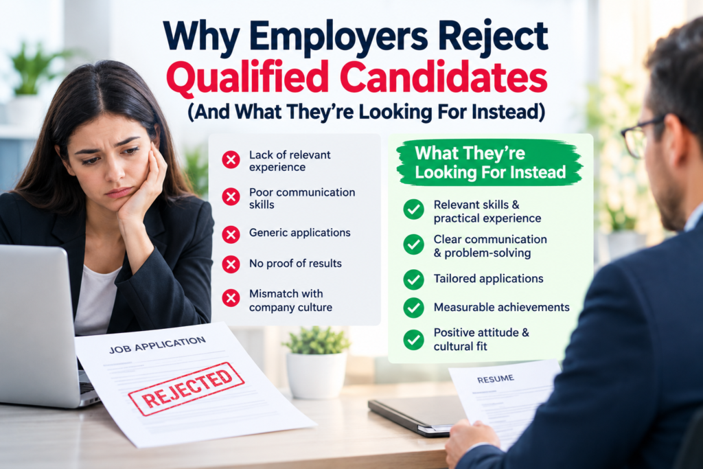 Why Employers Reject Qualified Candidates (And What They're Looking For Instead)