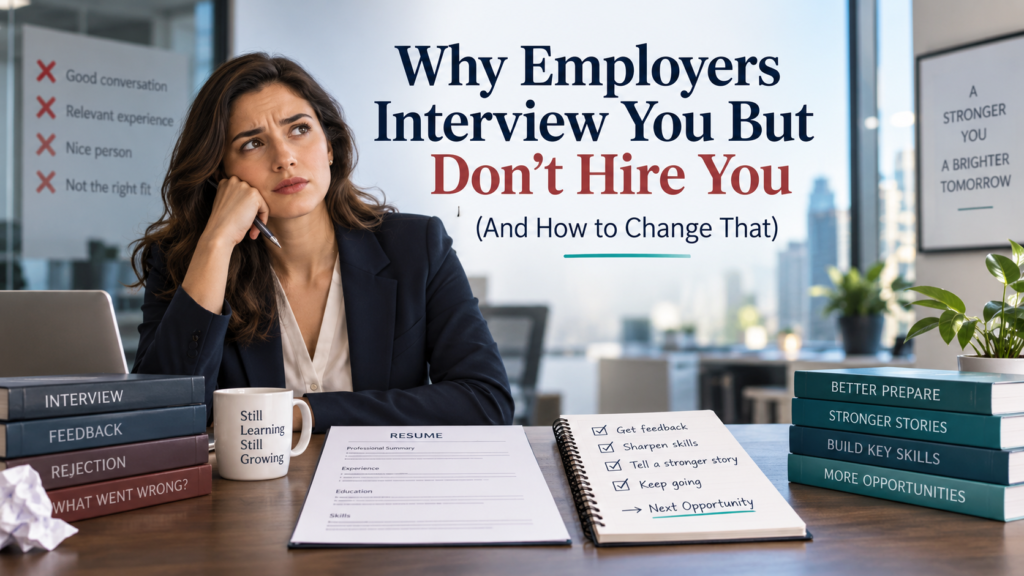 Why Employers Interview You But Don't Hire You (And How to Change That)